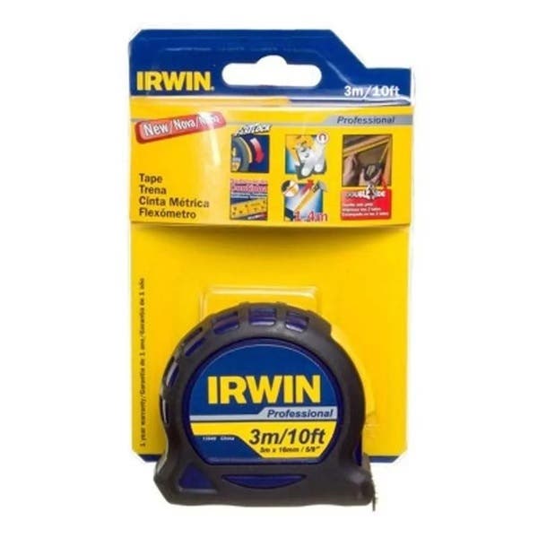 Imagem do produto Irwin Trena Profissional Emborrachada 3m