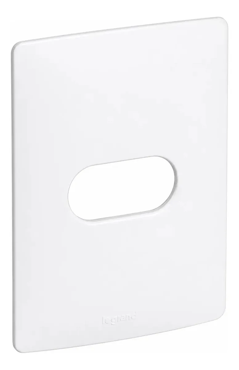 Imagem do produto Pial Legrand Placa 4X2 com 1 Posto Horizontal Nereya Branco