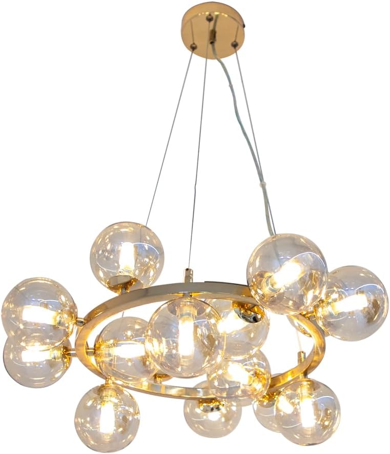 Imagem do produto Bella Lustres Pendente Halo 56x24 15xG9 Bivolt French Gold CONHJO004