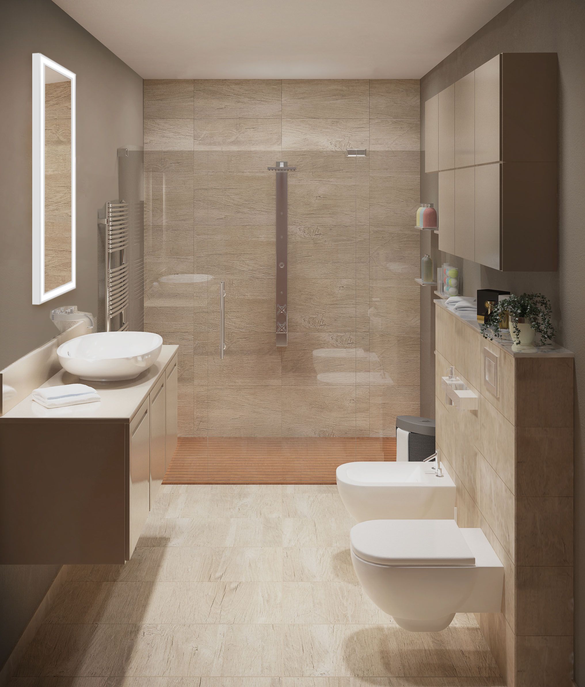 Imagem do produto New Line Espelho New Mirror Edge 3000K 50,4W 80 x 42 x 4 mm Branco