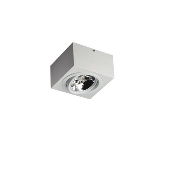 Imagem do produto Rioprelustres Plafon de Sobrepor 1 Lâmpada AR111 Branco Texturizado