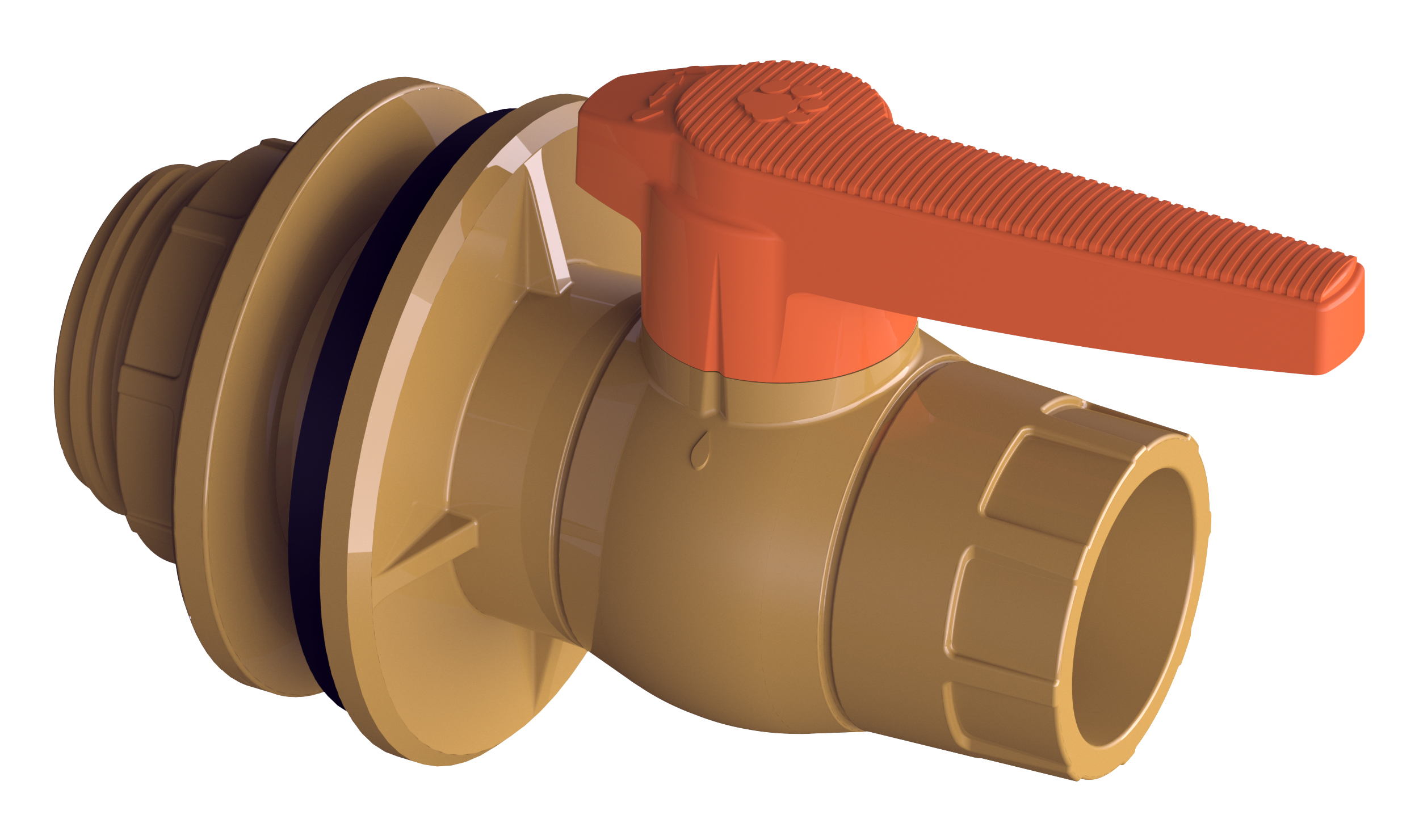 Imagem do produto Tigre Adaptador Flange Caixa D'Água com Registro 50mm