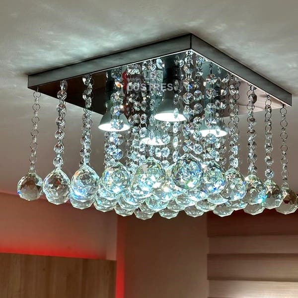 Imagem do produto Rioprelustres Pendente Cristal 14709 Inox