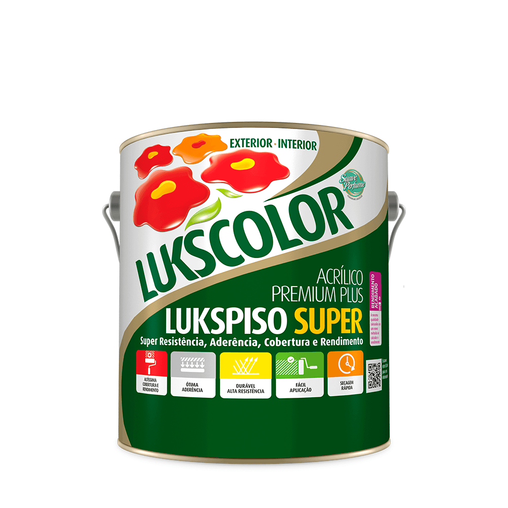 Imagem do produto Lukscolor Tinta para Piso Lukspiso Branco 3,6L