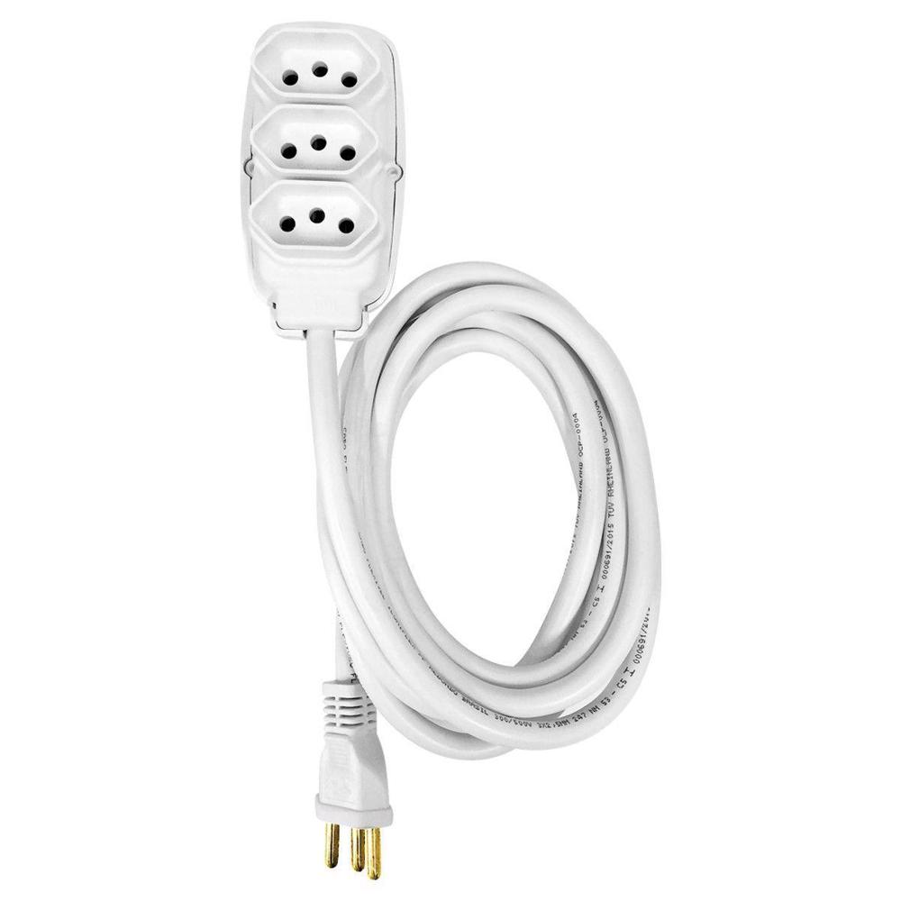Imagem do produto Ilumi Extensão com 3 Tomadas e Cabo PP Redondo 3 m 20A