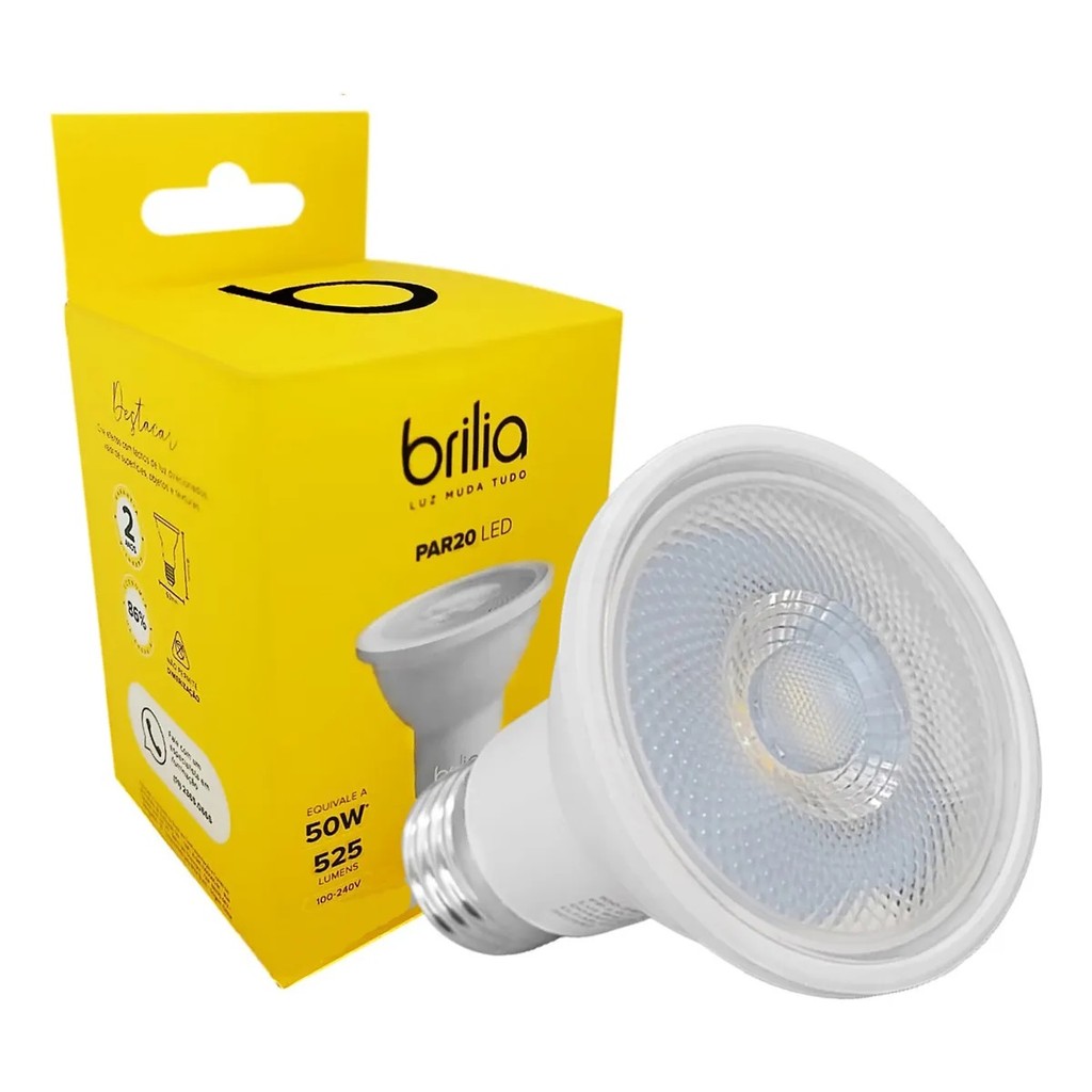 Imagem do produto Brilia Lâmpada LED PAR20 7W Bivolt 6500K 435571