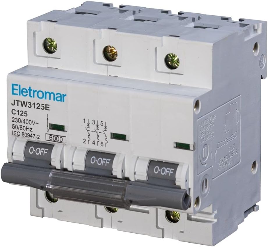 Imagem do produto Mec Tronic Disjuntor Eletromar DIN Tripolar 50A