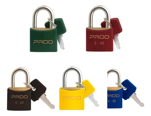 Imagem do produto Pado Cadeado Latão Linha Color Cores Sortidas 20mm