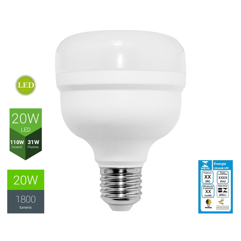 Imagem do produto Opus Lâmpada LED 20W 6500K