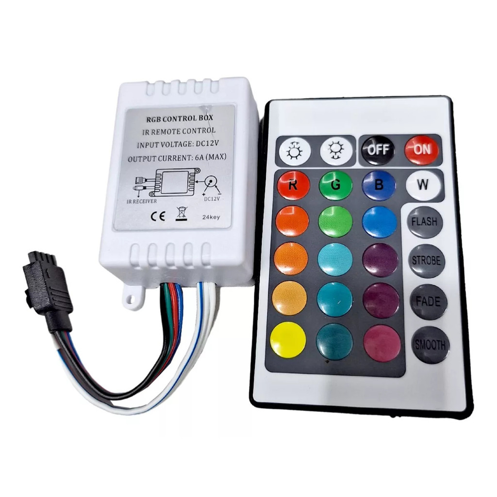 Imagem do produto Delis Controle Remoto para Fita RGB 12 mm 127V DS22710RGB