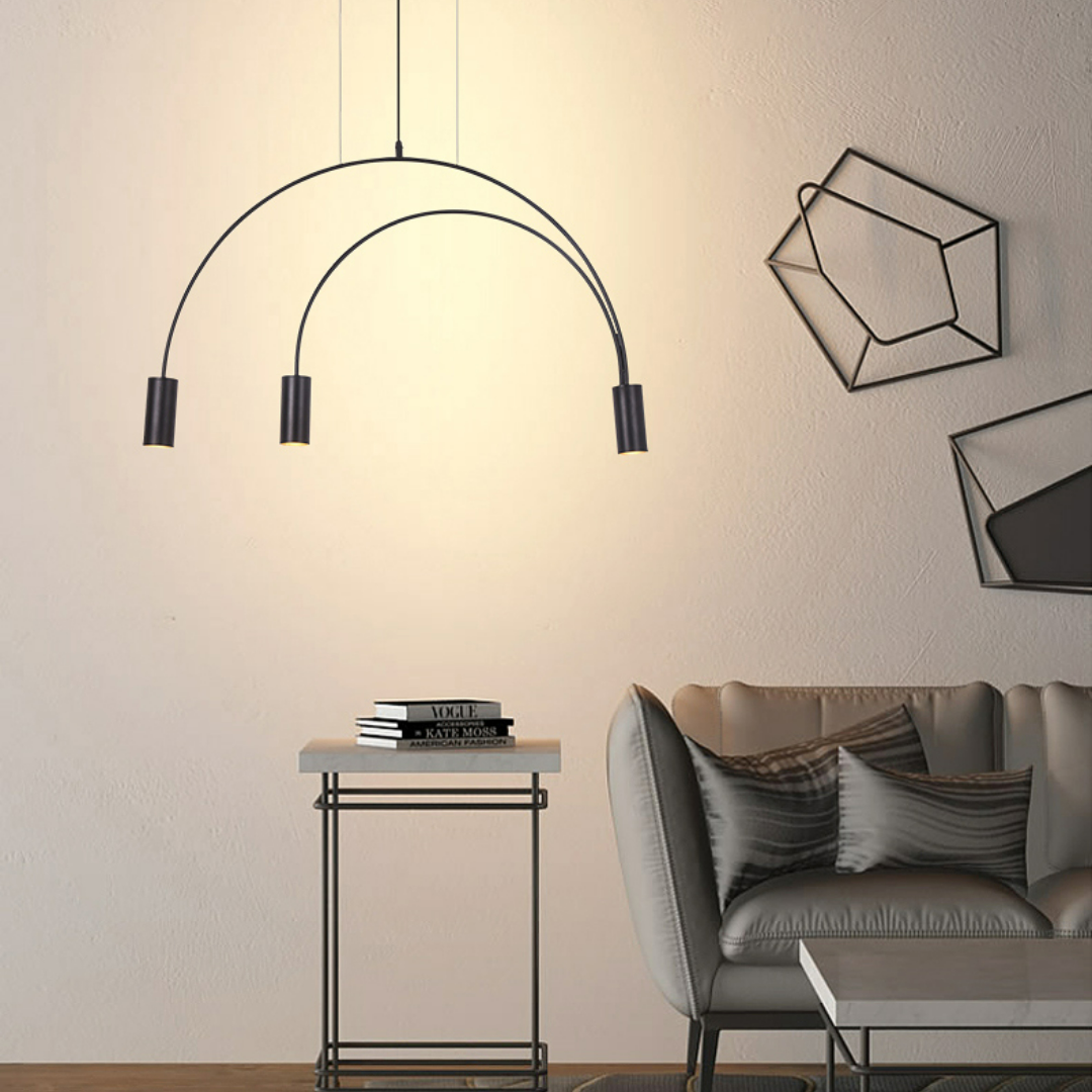 Imagem do produto Dm Lumi Pendente Joy Arco Preto Texturizado