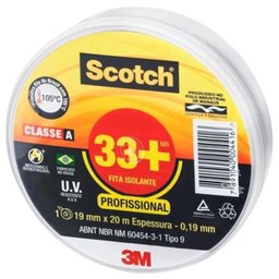 Imagem do produto Fita Isolante Scotch Classe A 20m Preta 3M-HB004482483