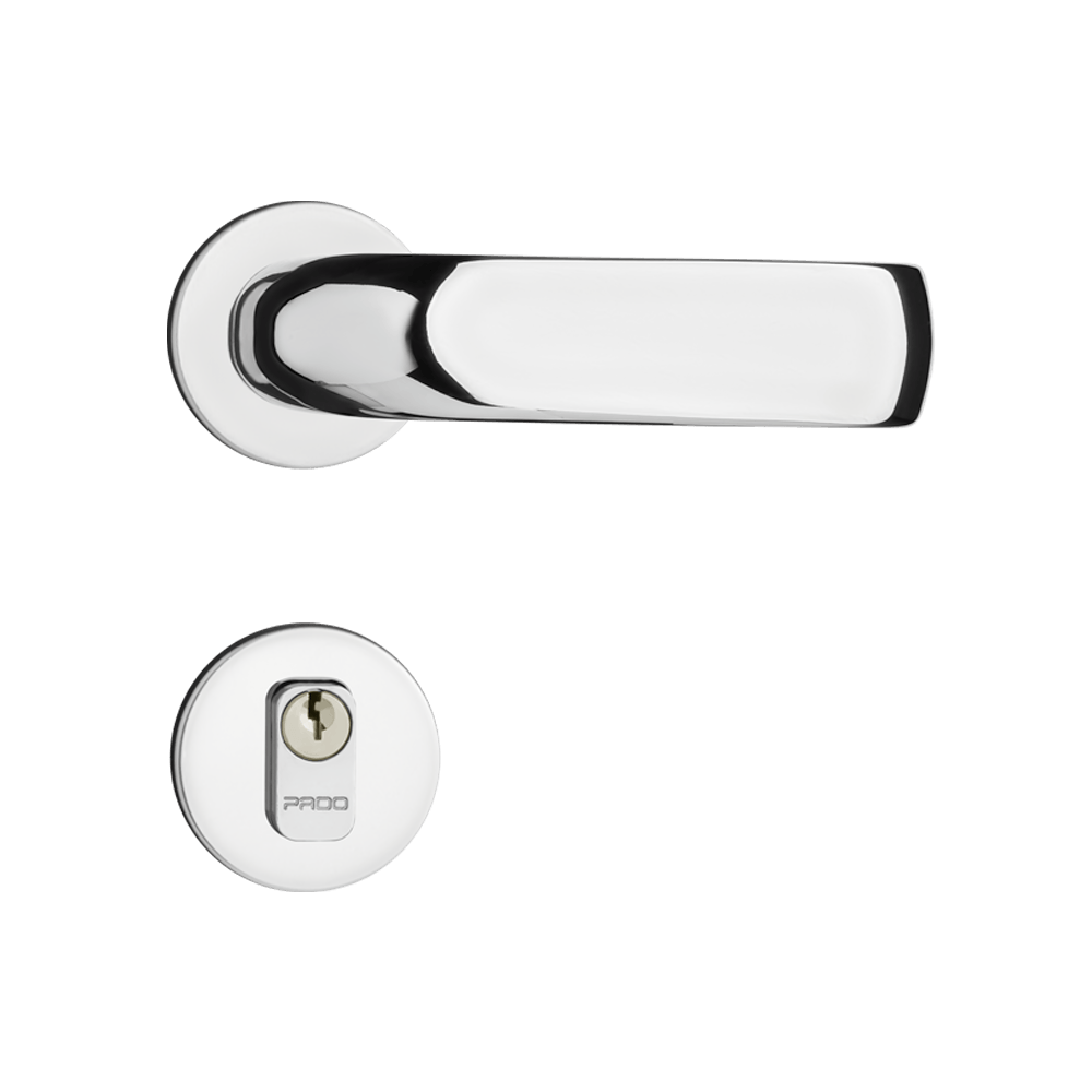 Imagem do produto Pado Fechadura Contemporânea Cromado Premium Externa
