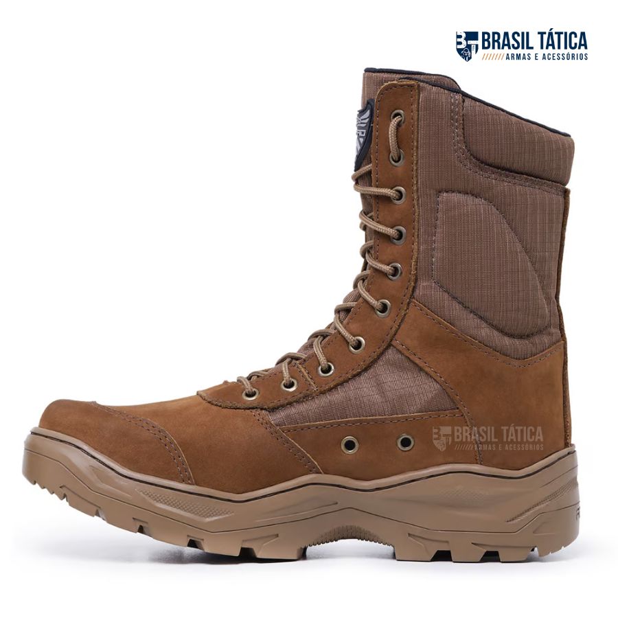 Imagem do produto Toscafer Coturno Alto 7 Fole Nobuck Marrom C/B 39 - 32802