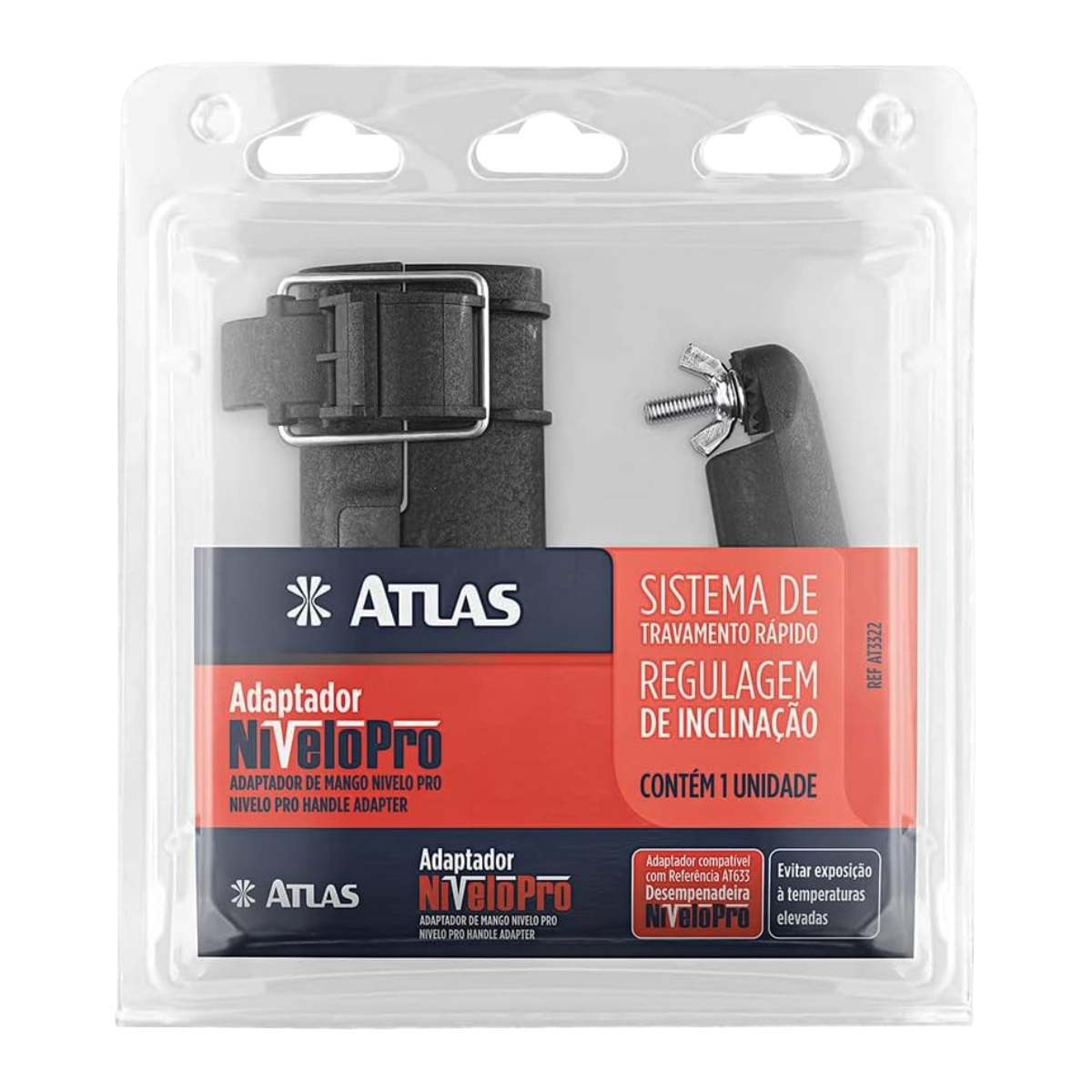Imagem do produto Atlas Adaptador de Desempenadeira para Prolongador Nivelopro AT3322