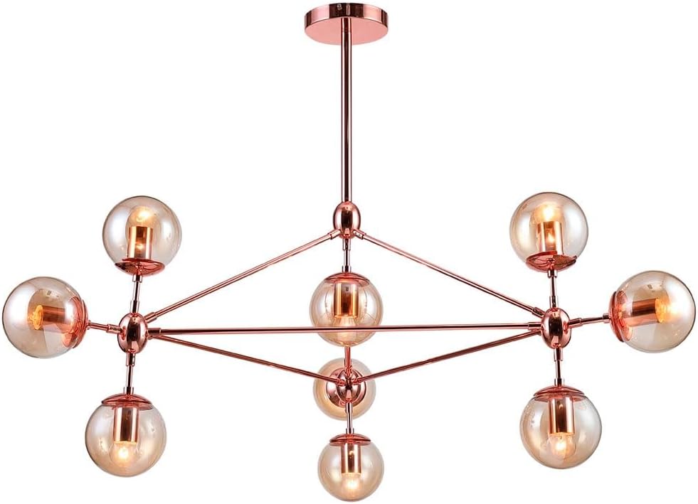 Imagem do produto Bella Lustres Pendente Orbe 100 cm x 57,5 cm 10xE27 OP056R