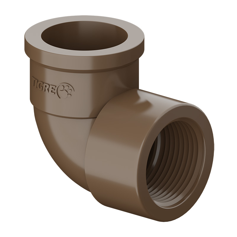 Imagem do produto Joelho 90° Soldável e com Rosca Tigre 32mm x 3/4"