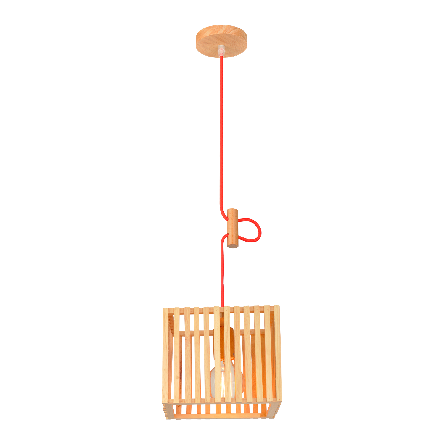 Imagem do produto Avant Pendent de Madeira Oka Cube Pequeno 230mm E27
