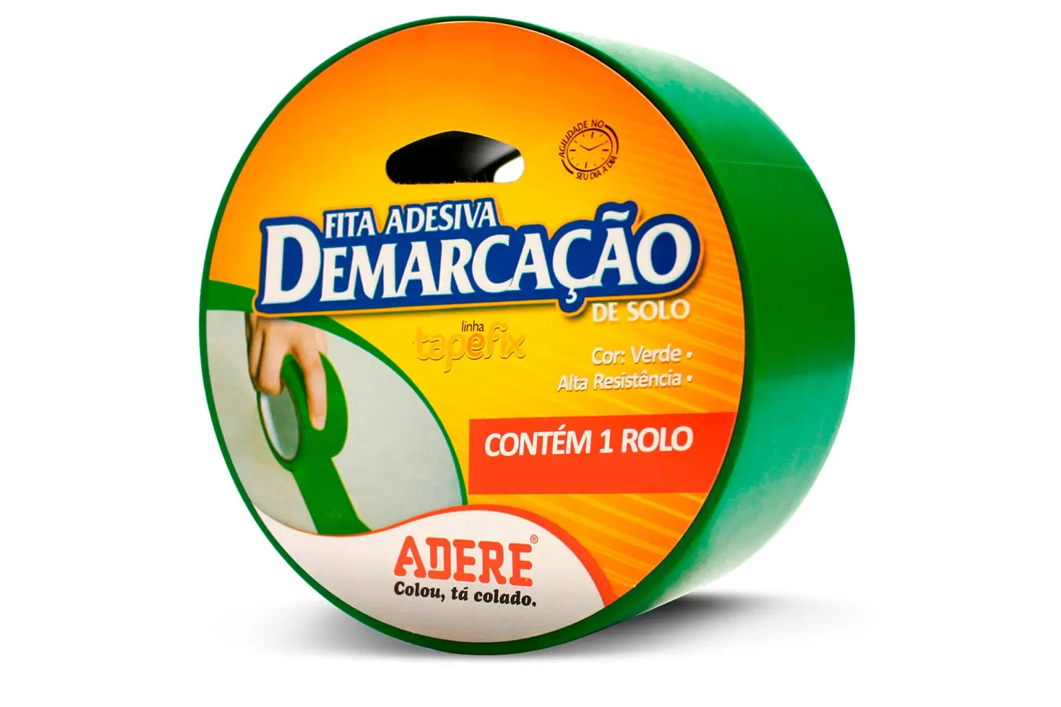 Imagem do produto Adere Fita para Demarcação de Solo Verde 854I/S 50mm x 15m