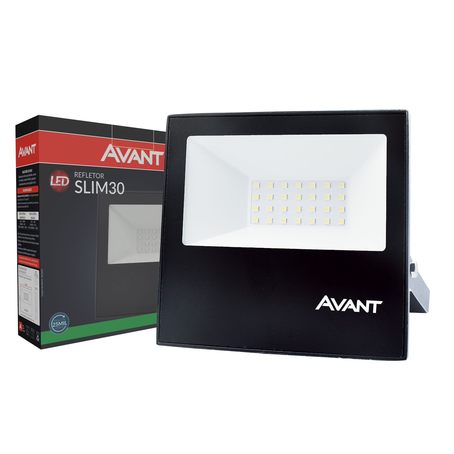 Imagem do produto Avant Refletor LED Slim 30W Bivolt Luz Verde