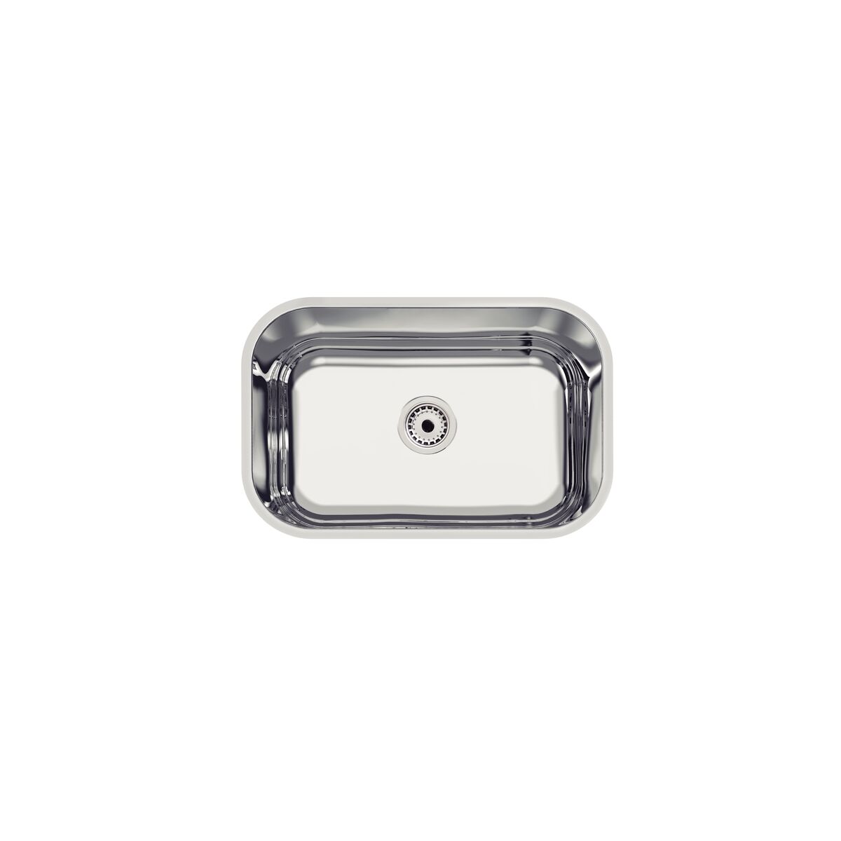Imagem do produto Tramontina Cuba de Embutir Lavínia 47 BL em Aço Inox Natural 47x30cm com Válvula - 94083/507