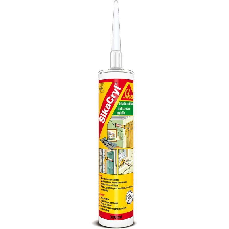 Imagem do produto Sika Veda Trinca Sikacryl 203 Branco 280 ml
