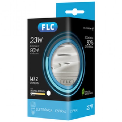 Imagem do produto Flc Lâmpada Eletrônica Espiral 23 x 127V