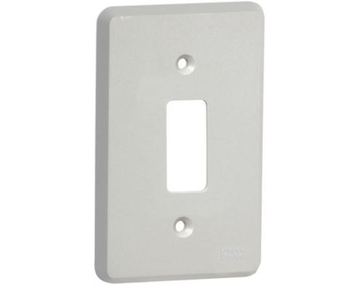 Imagem do produto Pial Legrand Placa 4x2 com 1 Posto Separado para Caixa de Embutir Clássica Cinza