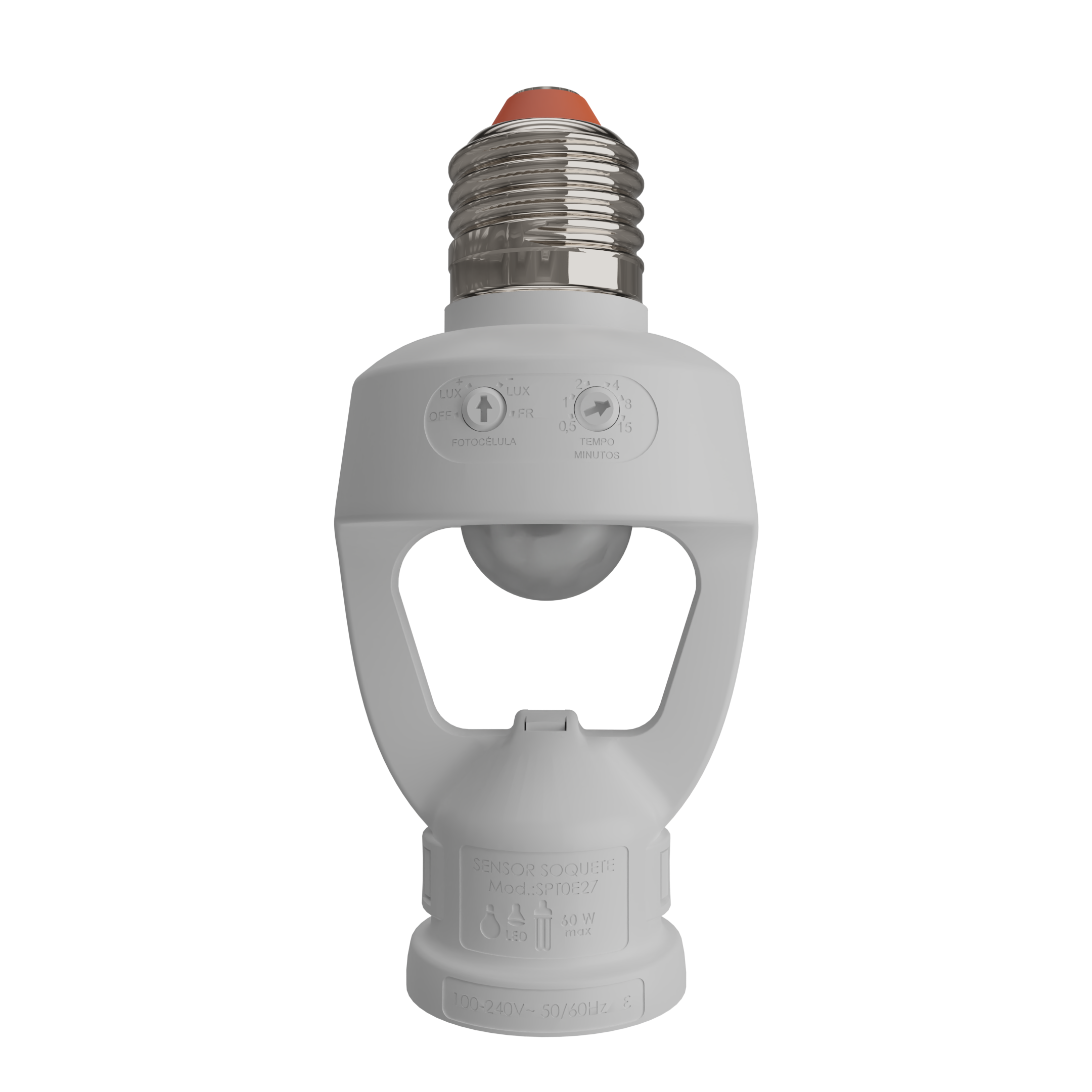 Imagem do produto Exatron Sensor de Presença Soquete E27 Microcontrolado SPT0E27