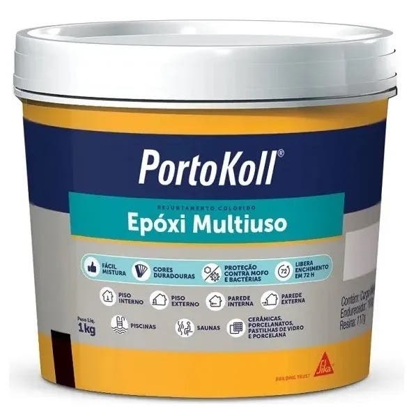 Imagem do produto Rejunte Epóxi para Piscina Azul Celeste 1kg Portokoll