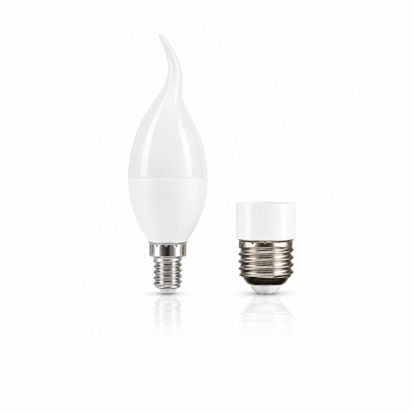 Imagem do produto Lâmpada LED Vela Chama Leitosa Embu Led 4,7W 3000K E27/E14