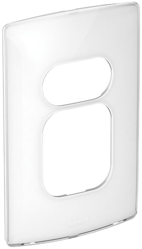 Imagem do produto Pial Legrand Placa 4X2 com 3 Postos (2 Juntos + 1 Separado) Nereya Gloss Ébano