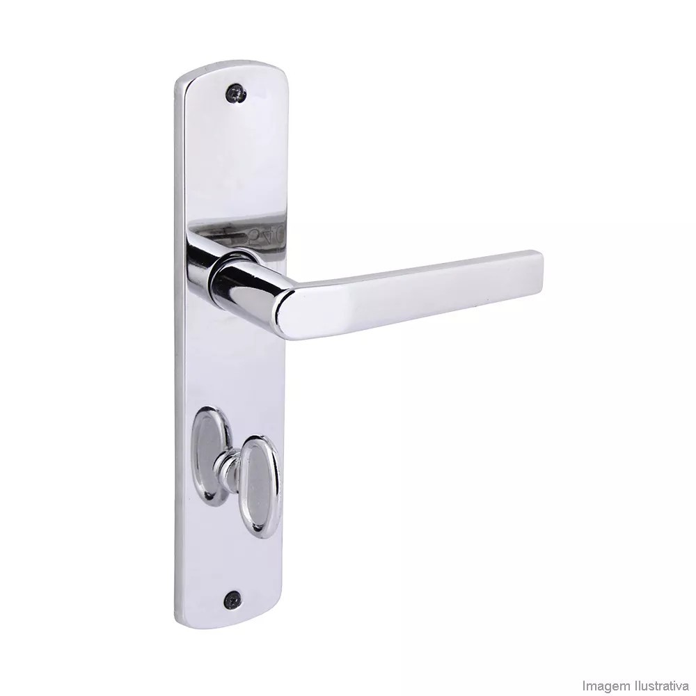 Imagem do produto Arouca Fechadura Abitare Banheiro 2025/40 Inox