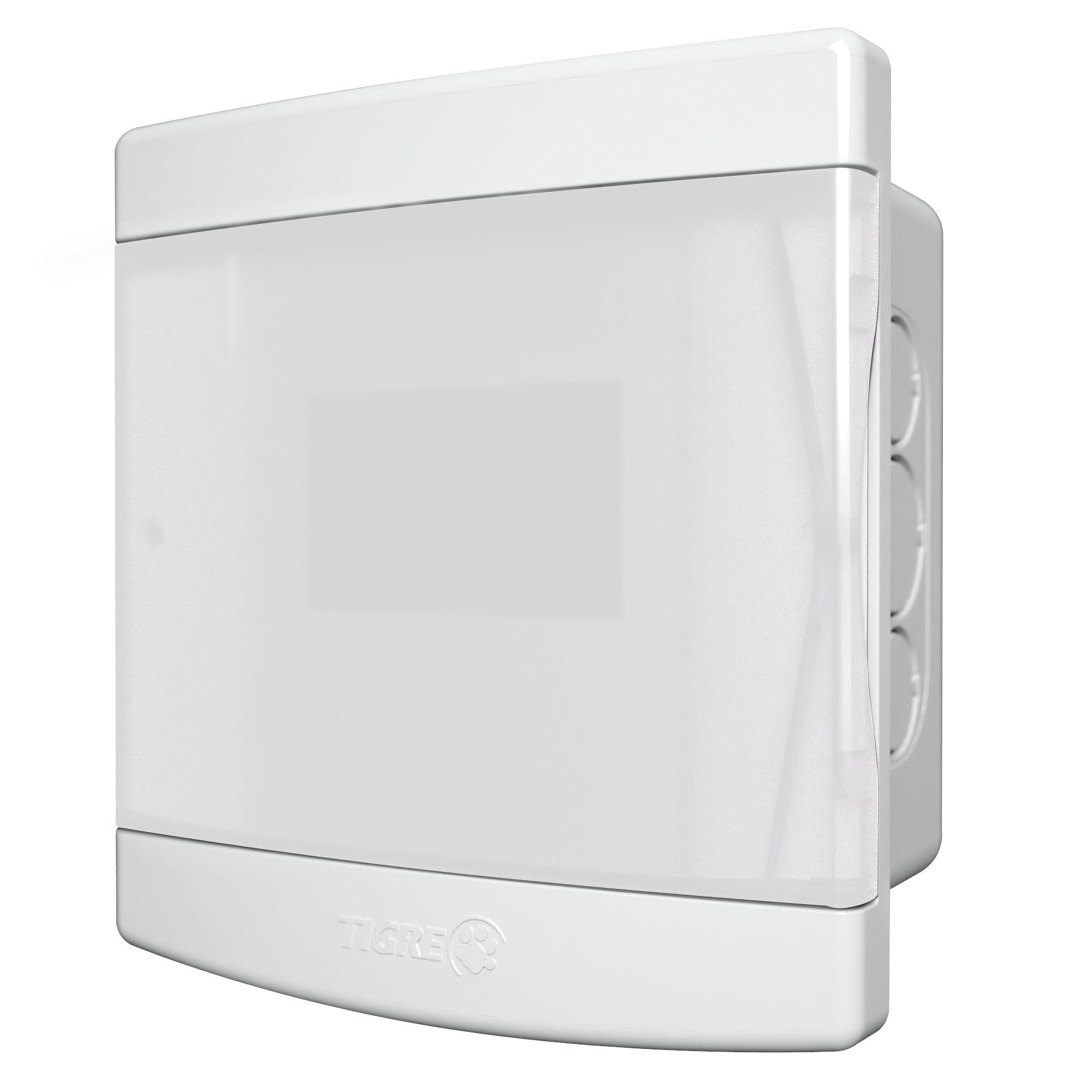 Imagem do produto Tigre Quadro Distribuição Embutido 3/4 Porta Transparente