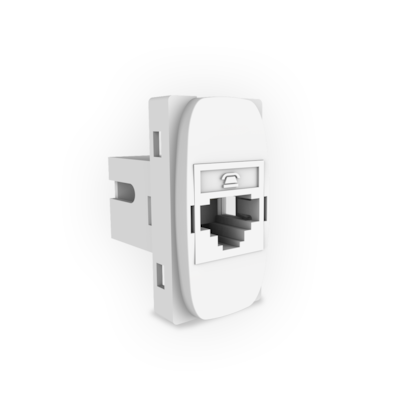 Imagem do produto Módulo Tomada RJ11 4 Vias Alumbra Gracia