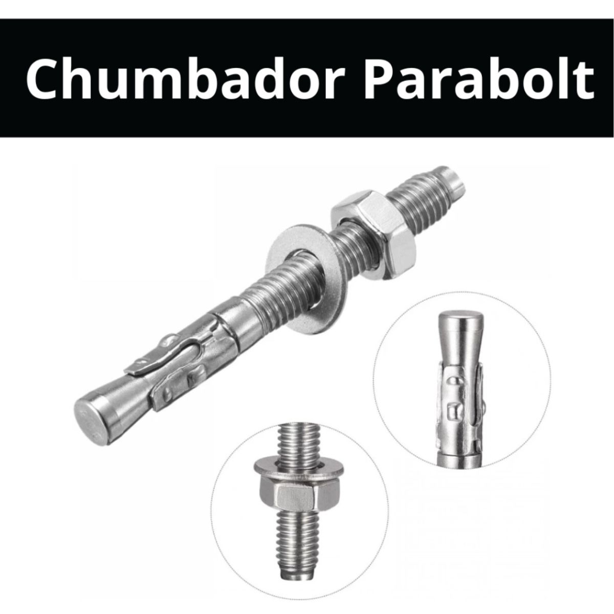 Imagem do produto Ancora Chumbador 3/8 x 3 1/2 PBA Âncora