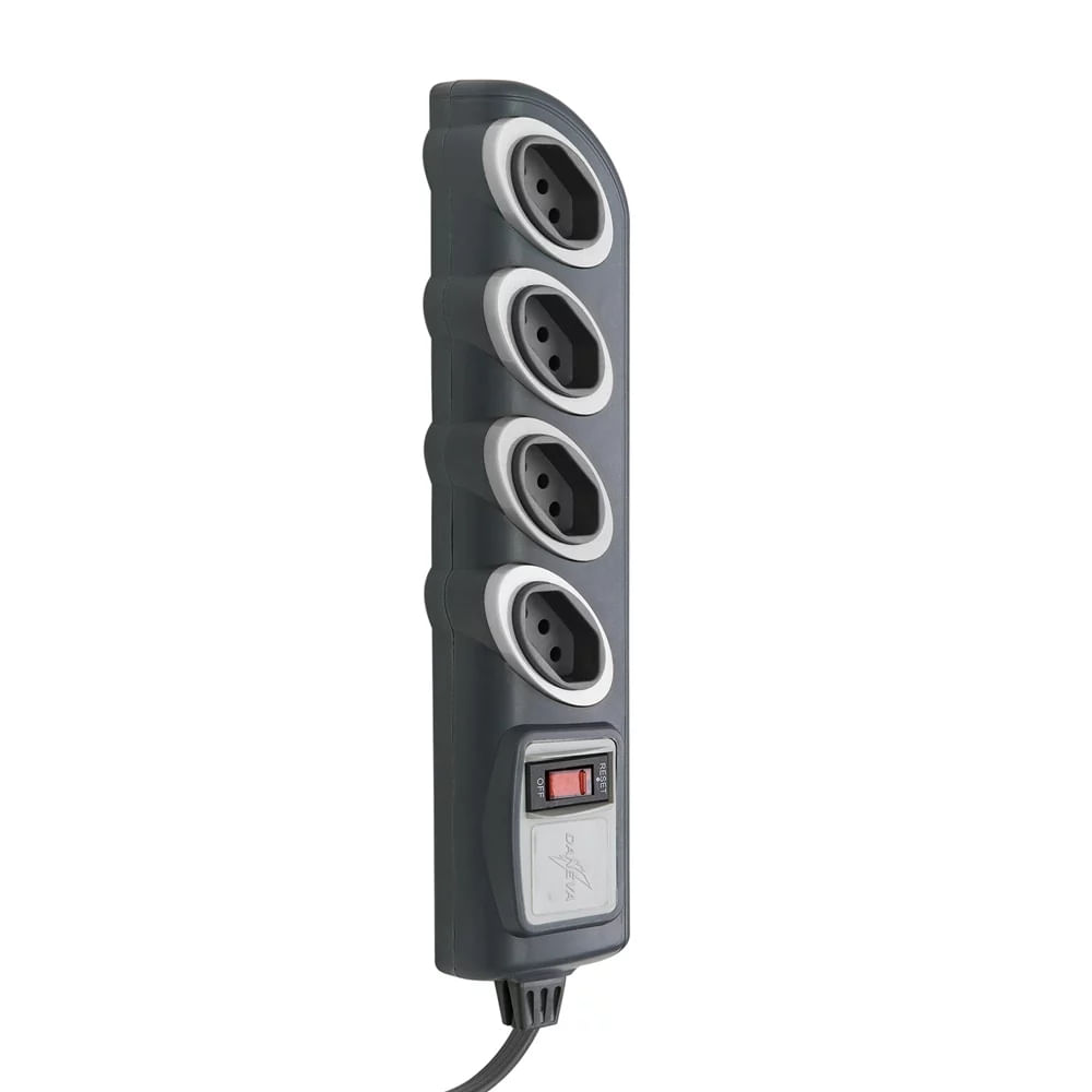Imagem do produto Pial Legrand Filtro de Linha Bivolt 4 Tomadas com Cabo de 1,3 Metros Preto