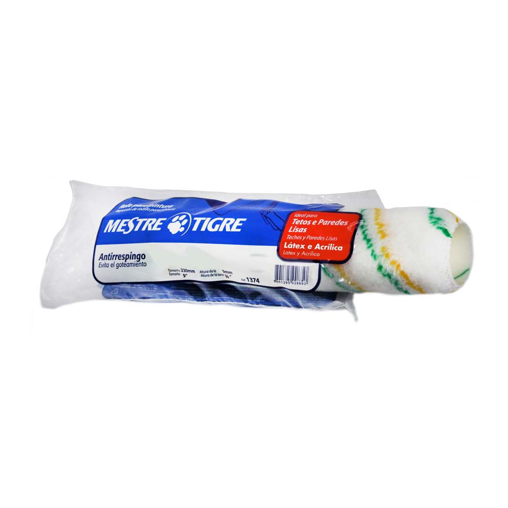 Imagem do produto Pinceis tigre Rolo de Lã Sintética 1374 23 cm Tigre
