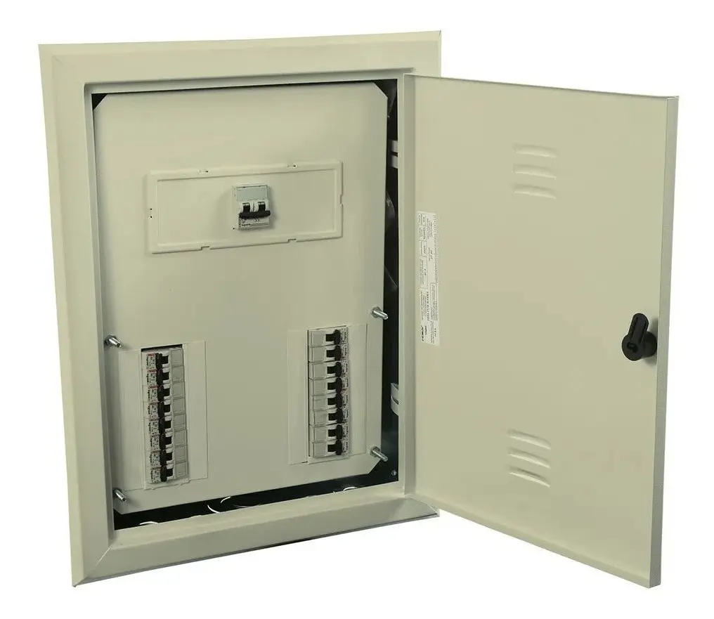 Imagem do produto Pial Cemar Legrand Quadro de Distribuição Universal Metal 16 DIN / 12 NEMA 150A Bege Sobrepor