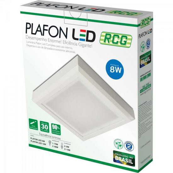 Imagem do produto Rcg Plafon Sobrepor Soft P2L 8W 6000K Bivolt