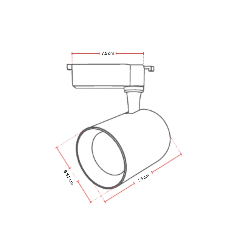 Imagem do produto Avant Spot para Trilho Elegance 7W 6500K Branco