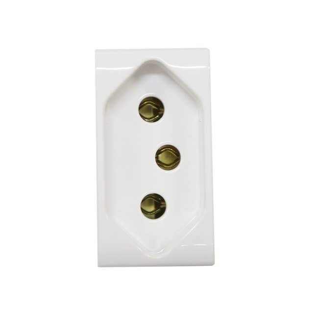 Imagem do produto Pial Legrand Módulo Tomada 2P+T 20A 250V~ Bticino Thesi Branco