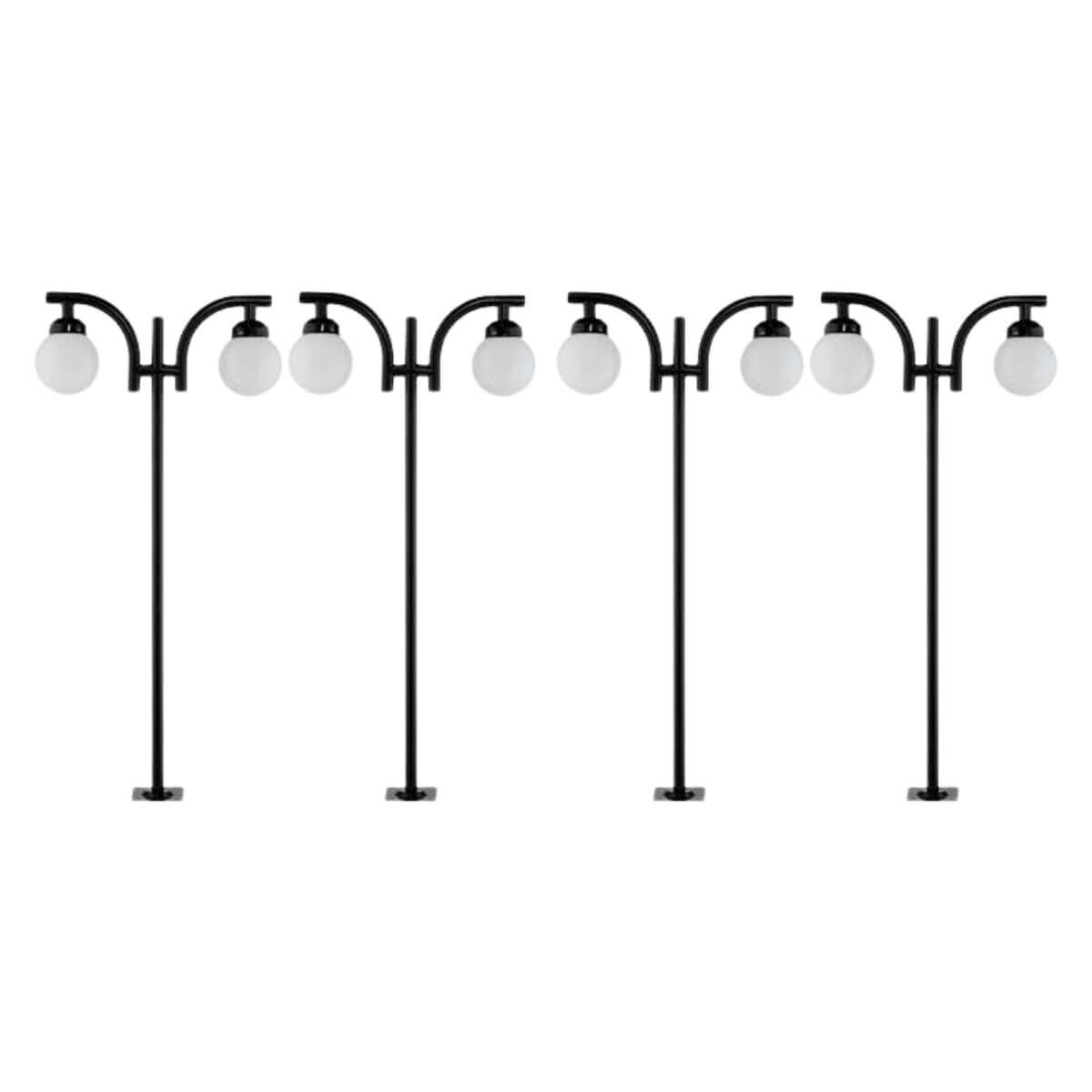 Imagem do produto Iris Lustres Poste de Jardim 112 ARM Preto sem Globo