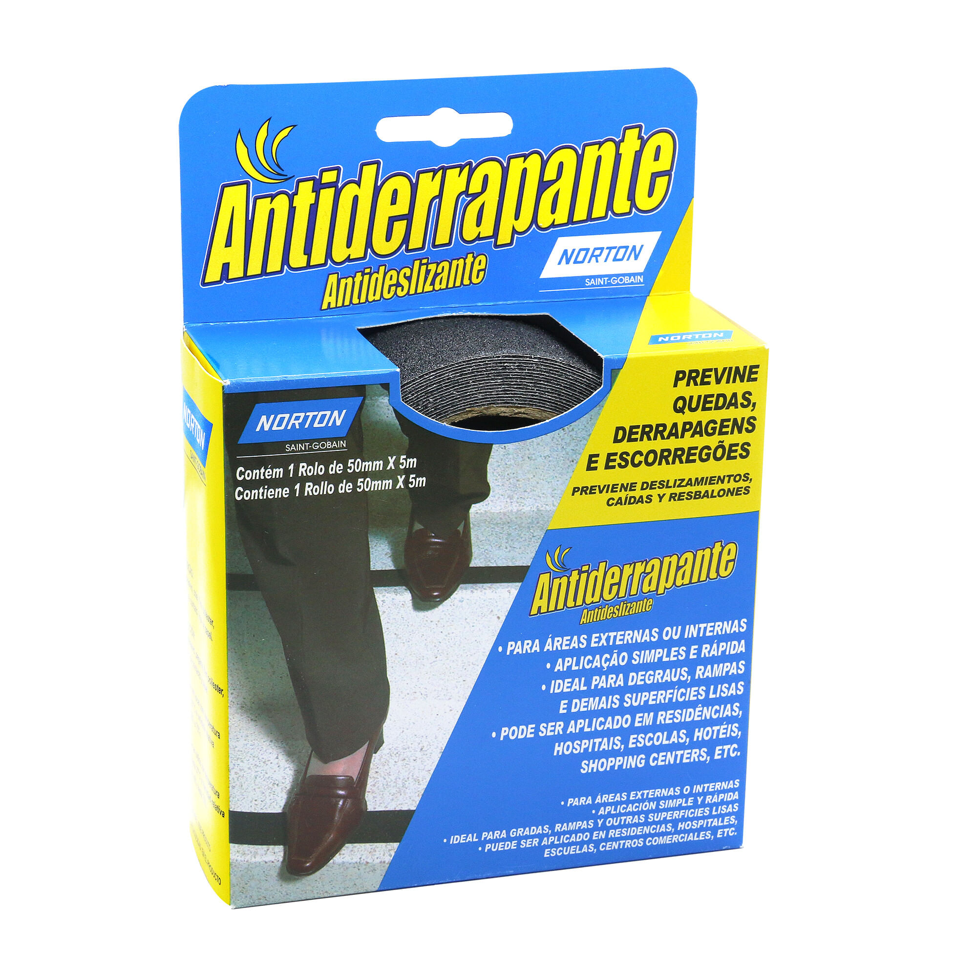 Imagem do produto Norton Fita Antiderrapante 50 x 5,0 m Preta