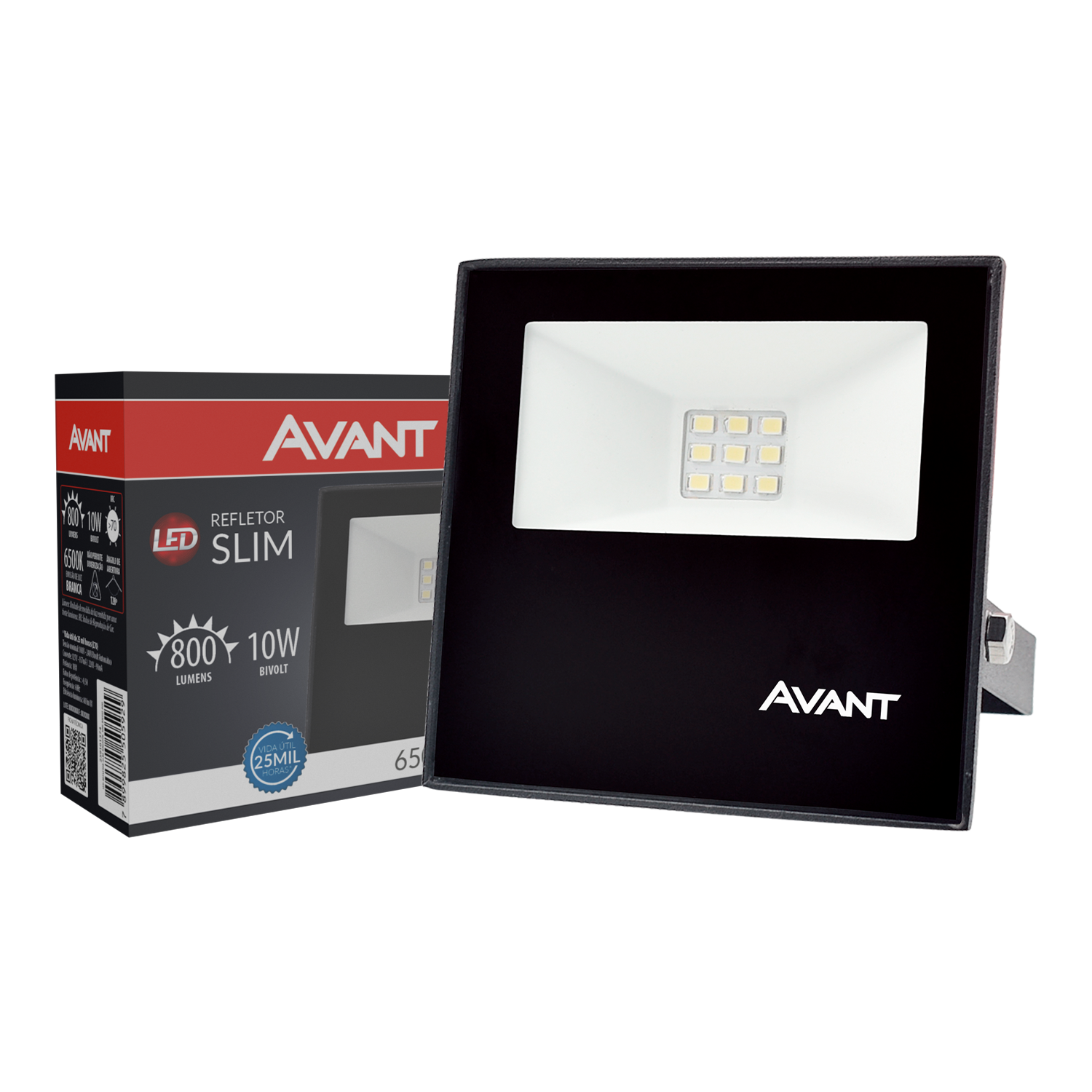 Imagem do produto Avant Refletor LED Slim 10W Bivolt 6500K Luz Branca