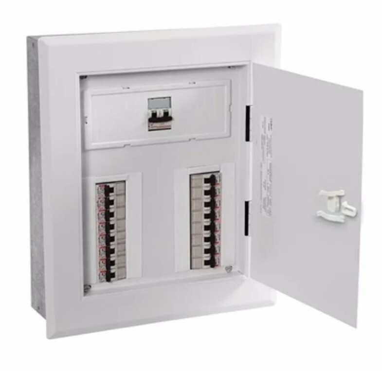 Imagem do produto Pial Cemar Legrand Quadro de Distribuição Universal Metal 28 DIN / 20 NEMA 100A Branco Sobrepor