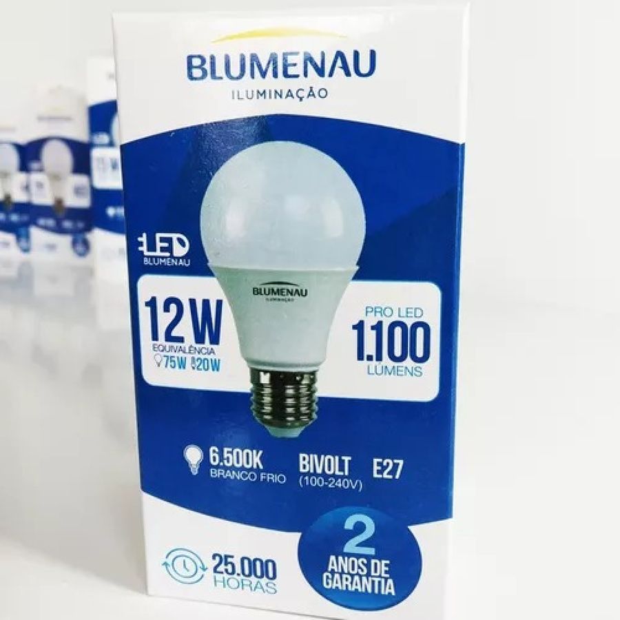 Imagem do produto Blumenau Lâmpada LED 12W 6500K A60