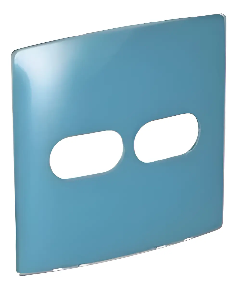 Imagem do produto Pial Legrand Placa 4X4 com 2 Postos Distanciados (1+1 Posto) Nereya Blue