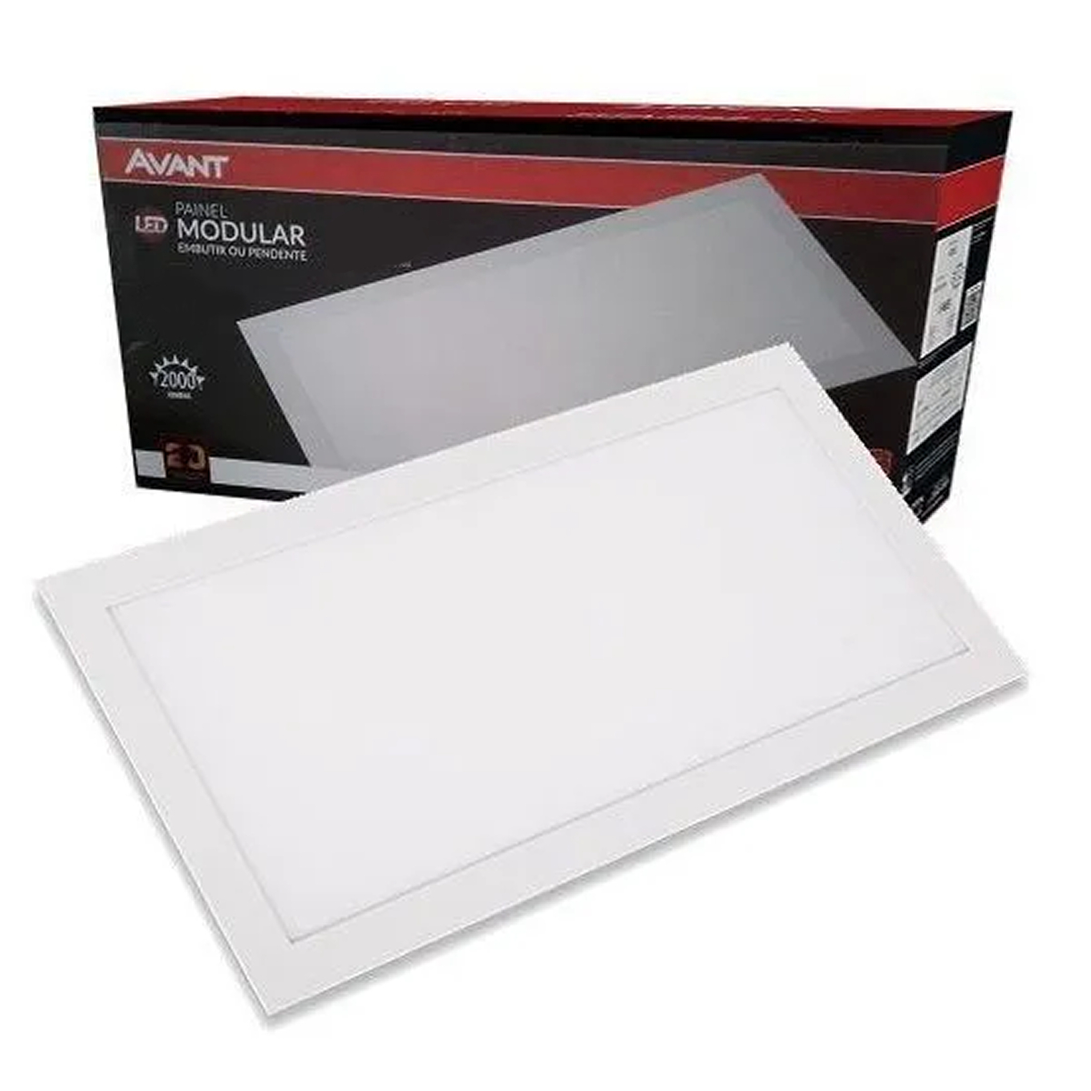 Imagem do produto Avant Painel LED Fit de Embutir 36W 6500K Bivolt Retangular 120cm