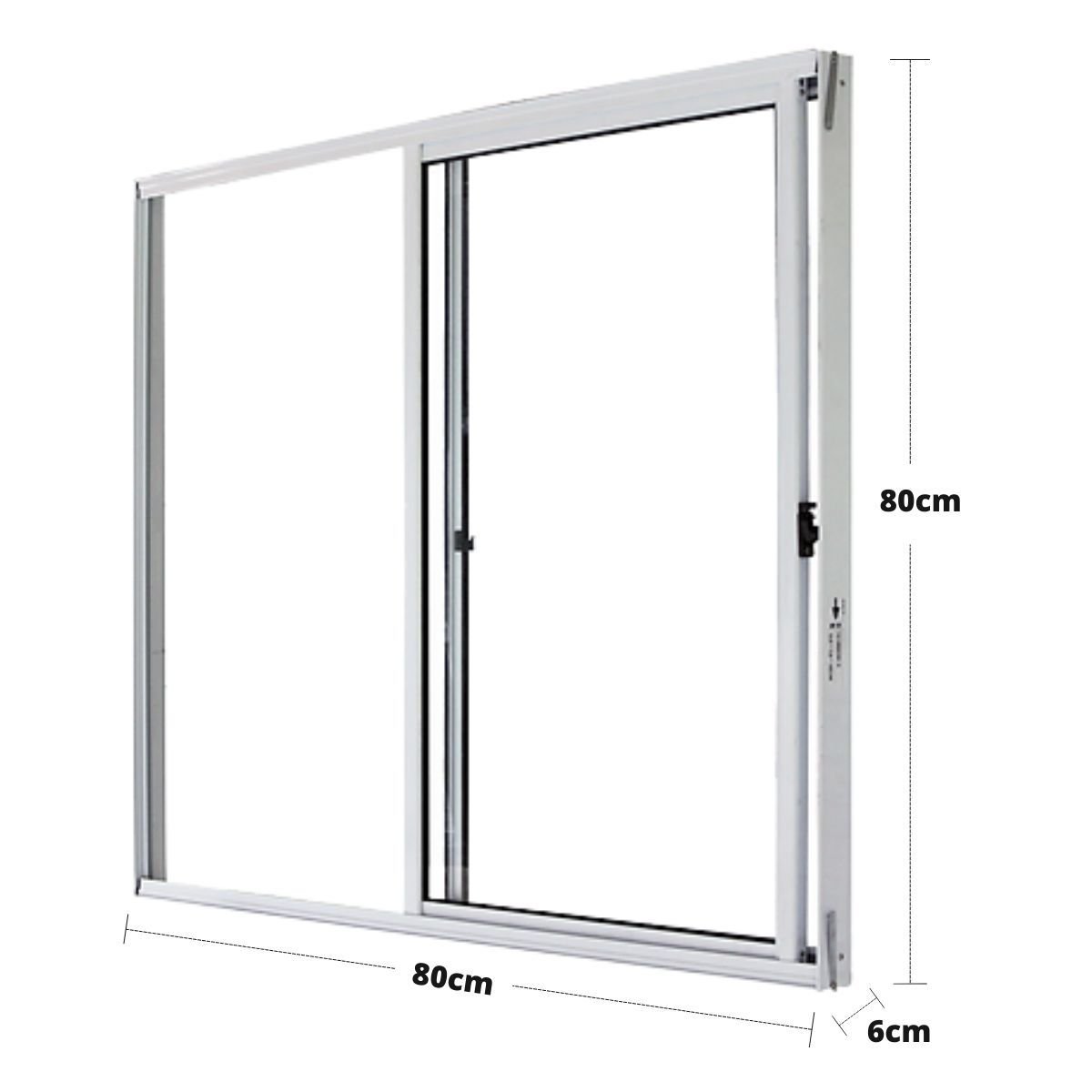 Imagem do produto Atlantica Vitrô 2F Fortline sem Grade 1000 x 1500 Branco 2837N